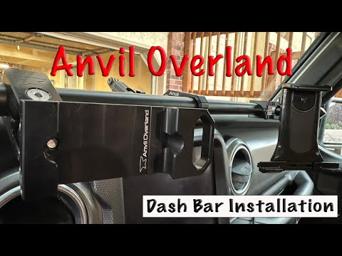Anvil Overland Dash Bar Installation / VoSwitch JL800 Compatible
