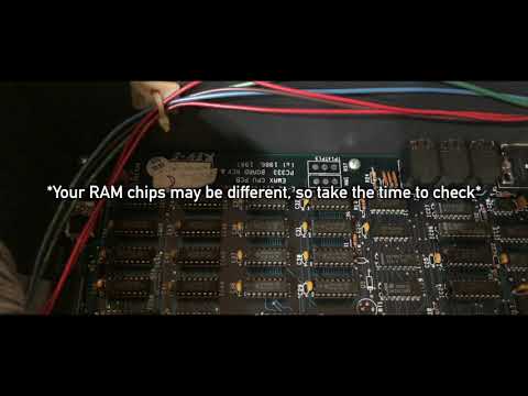 DFACE DXA - E-mu Emax - How To Diagnose & Repair Bad RAM - Distorted Output