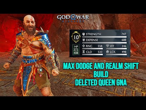 GNA GOT DELETED - MAX DODGE AND REALM SHIFT BUILD - God Of War Ragnarok