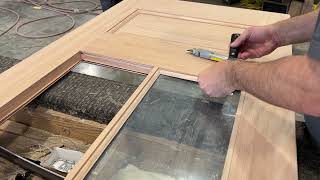 How to Replace Glass on a Wood Door
