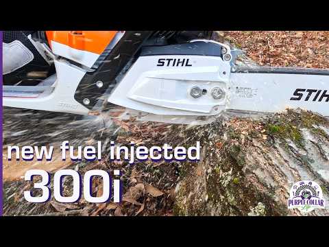 A New Stihl Fuel Injected Chainsaw! The MS300i