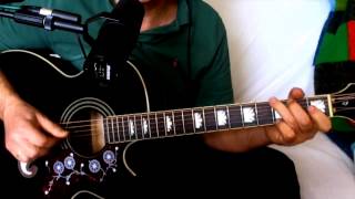 I Wave Bye Bye ~ Jesse Winchester - Jimmy Buffett - Allen Toussaint ~ Cover w/ Epiphone EJ-200CE BK