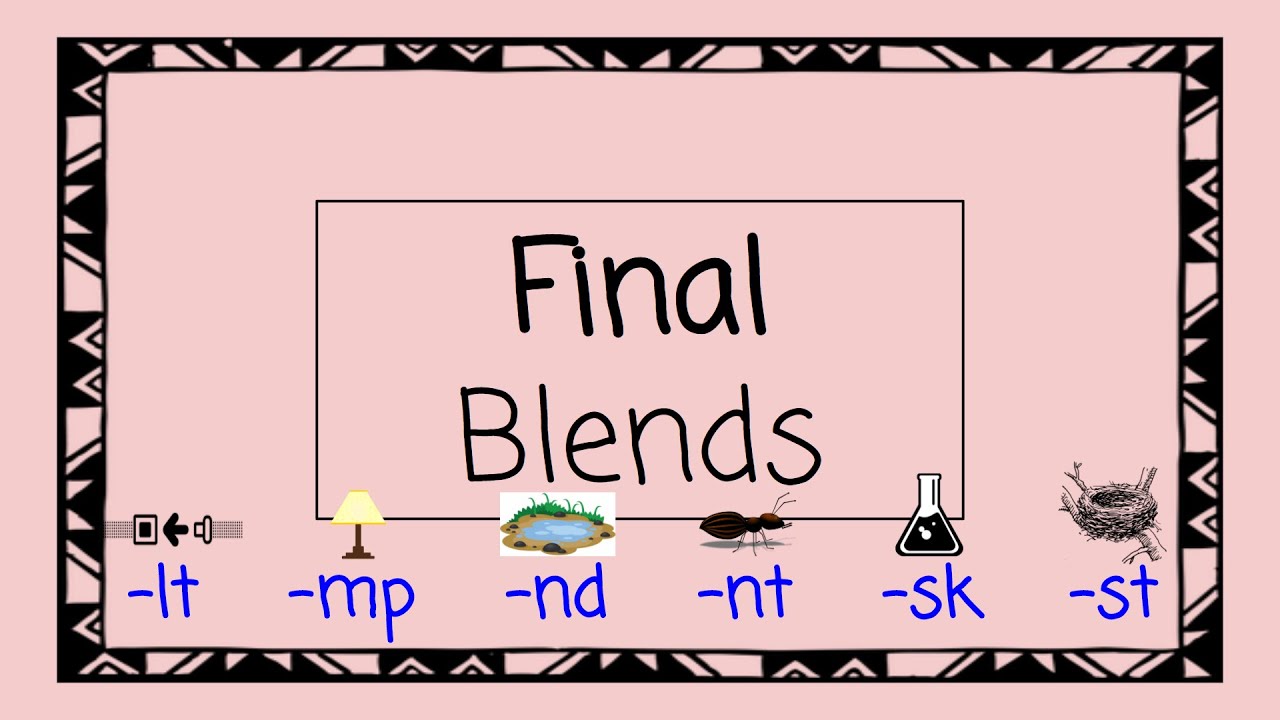 Final Blends - 4 Minute Phonics
