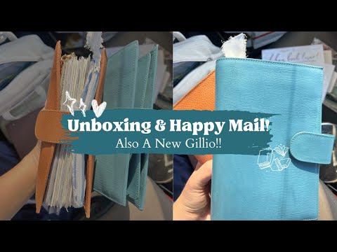 Unboxing and ALOT Happy Mail! | Gold Gillio Medium Compagna