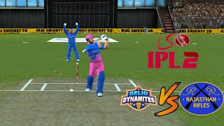 #Shorts | RR vs DC | Rajasthan Royals vs Delhi Capitals | Super Over SO IPL 2 Real Cricket 20