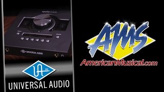 Video thumbnail for Universal Audio Apollo Twin MKII Overview - Universal Audio Apollo Twin MKII Thunderbolt Interface by American Musical Supply