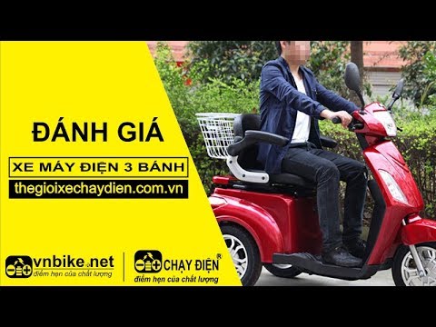 Đánh giá xe máy điện 3 bánh dành cho người già