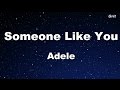 Someone Like You - Adele Karaoke【No Guide Melody】