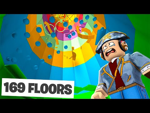 PORTO I MIEI AMICI NELLA TORRE INFERNALE DEL PARKOUR! - ROBLOX