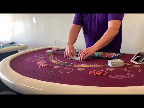 Dealing Blackjack demo