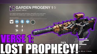 Lost Prophecy Verse 1 (Walkthrough) | Destiny 2