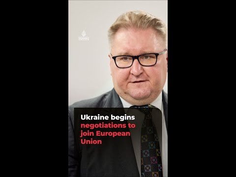 Ukraine starts negotiations to join EU
