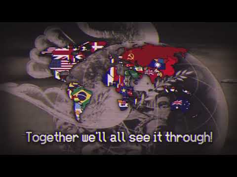 "United Nation on The March" - United Nation and Allied March(Rare Version)