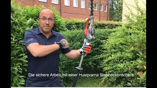 Husqvarna Akku-Stabheckenschere 520iHE3 im Einsatz mit Tipps & Tricks rund um den Heckenschnitt