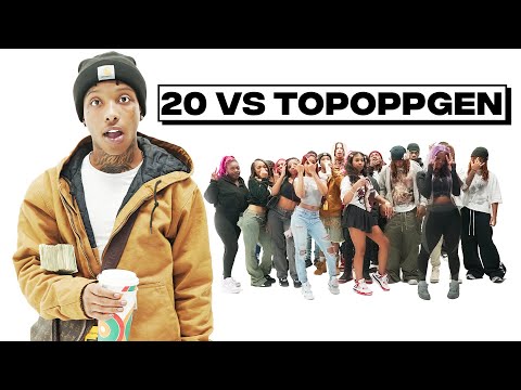 20 WOMEN VS 1 RAPPER : TOPOPPGEN