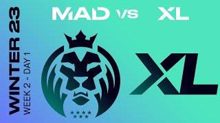 LEC Winter Split 2023 - W2D1 - MAD vs XL