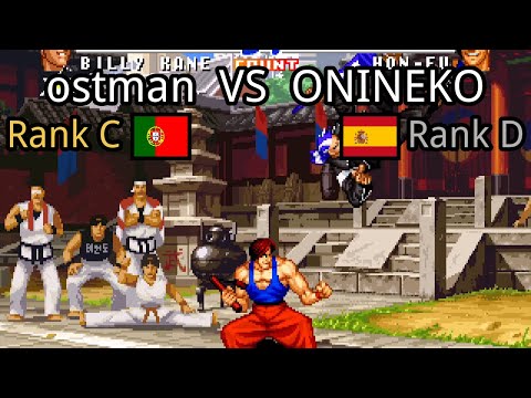 Real Bout Fatal Fury 2: ostman (PT, Rank C)  vs ONINEKO (ES, Rank D)