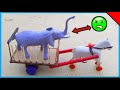 Top Amazing How To Create Mini Horse Cart From Cardboard Loaded By Elephant Dodhitv1