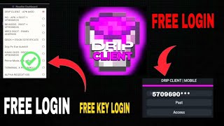 OB52 DRIP CLIENT FREE KEY GENERATOR 🔐. ALL FIX #freekey