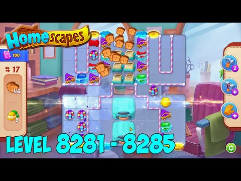 Homescapes level 8281 8282 8283 8284 8285 🏡 Playrix HD