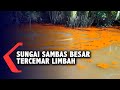 Air Sungai Sambas Besar Berwarna Kemerahan Diduga Tercemar Limbah Kelapa Sawit