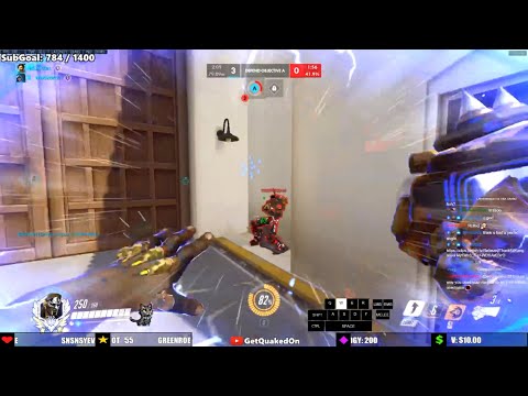 Overwatch Agressive & Risky Gameplay By Rollout Doomfist God GetQuakedOn