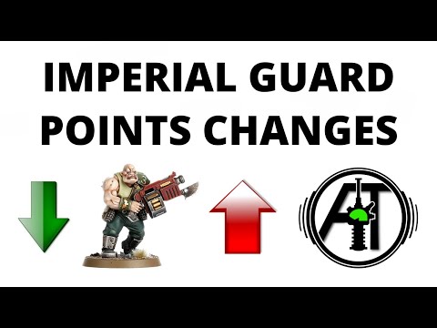 Imperial Guard Points Changes from Chapter Approved 2021 - Astra Militarum Buffs and Nerfs
