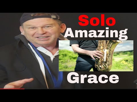 Amazing Grace Saxophone Solo Improvisation Backing Track Sheets