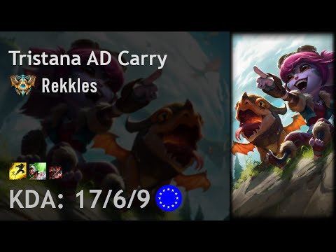 Tristana AD Carry vs Draven - Rekkles - EUW Challenger Patch 6.18