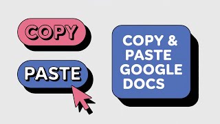 How to Copy and Paste in Google Docs [Step-by-Step Tutorial 2026]
