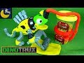 Dinotrux Toys Play Doh Revvit And Garby Unboxing Dinosaur Toy Videos Compilation For Kids