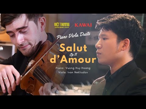 Salut d'Amour - Elgar - Piano Viola Duets - Kawai GX-3