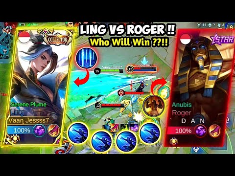 LING VS ROGER || Who Will Win ?? LING TOP GLOBAL GAMEPLAY || MLBB