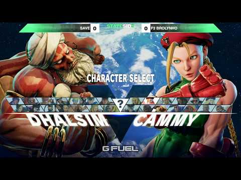 Save (Dhalsim) vs Brolynho (Necalli) - Statesid3 Exhibition - Street Fighter V [1080p/60fps] HD
