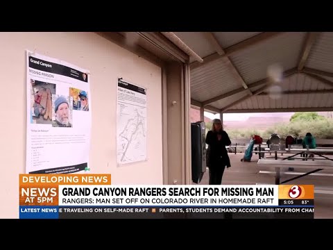 Rangers near Grand Canyon looking for missing man