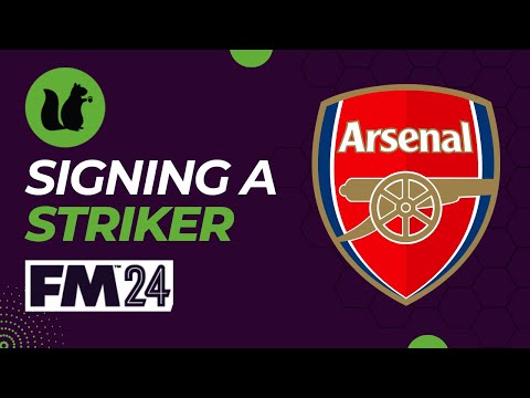 Signing a striker using data in FM24 (2044 Arsenal)