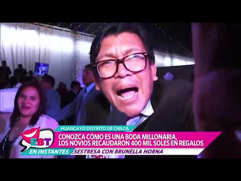 Boda millonaria en Huancayo: novios recaudaron 400 mil soles en regalos