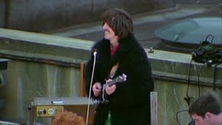 Dig A Pony - George&#39;s Isolated Guitar - The Beatles | Rooftop Concert