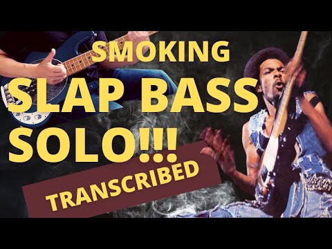 Louis Johnson Slap Bass Solo [Bass tab+notation]