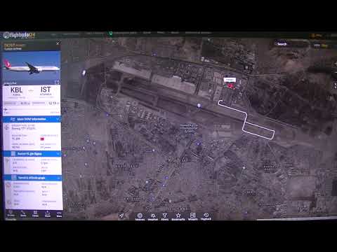 MongoTV_6850 - FlightRadar 24 - Del 52 - Flytrafik Over Afghanistan - Kabul Indtages
