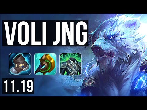 VOLIBEAR vs EKKO (JUNGLE) | 1.9M mastery, 700+ games, 4/3/17 | NA Master | v11.19