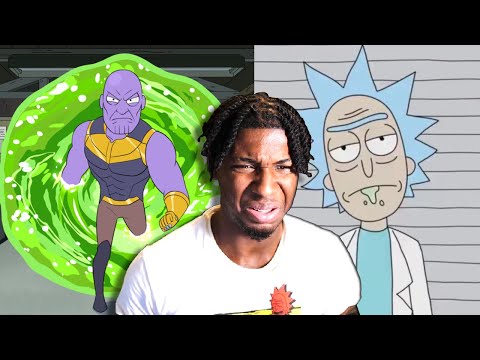 Rick wants his Revenge!!! Rick Sanchez VS THANOS - Part 2 (React)