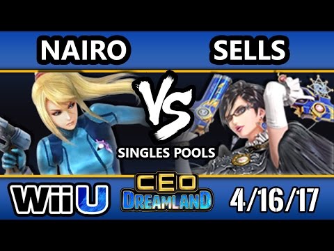 CEO Dreamland 2017 Smash 4 - NRG | Nairo (ZSS) Vs. PSI | Sells (Bayonetta) SSB4 Pools - Smash Wii U