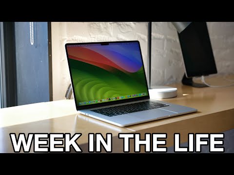 M2 MacBook Air 15" REAL Review! (1 Week with No Charger...)
