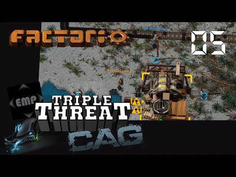 Factorio Triple Threat | Pyanodon Mods Ep. 05 - Stacking + Red Science Online | Factorio Multiplayer