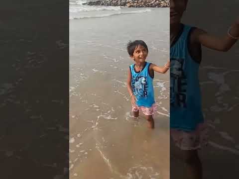 ফেরার দিন💙 #travel #beach #digha #satwika #babygirl #mandarmani