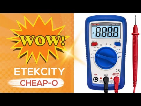 ETEKCITY MSR-A600 CHEAP-O Multimeter Review & Teardown!