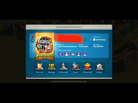 Rise of Kingdoms #rok [#AOO] with my ALT Account  [#KD2100]  (PecF) 😂 🤯