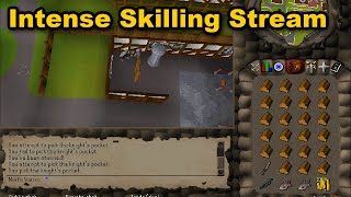 Sweaty Skilling Road To Rank 50 Then Hard Clue Scroll Hunt! | 2004Scape Live Stream