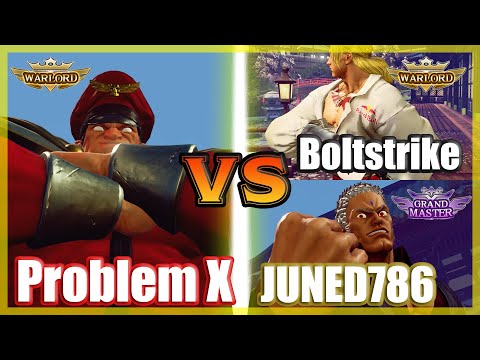 SFV CE 👊🏻 Problem X (M.Bison) vs Boltstrike (Vega) & JUNED786 (Urien)